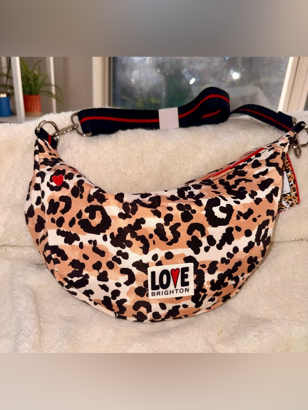 Love Brighton Leopard Crossbody Bag – New!